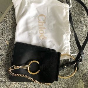 Chloe Mini Faye Leather bracelet bag